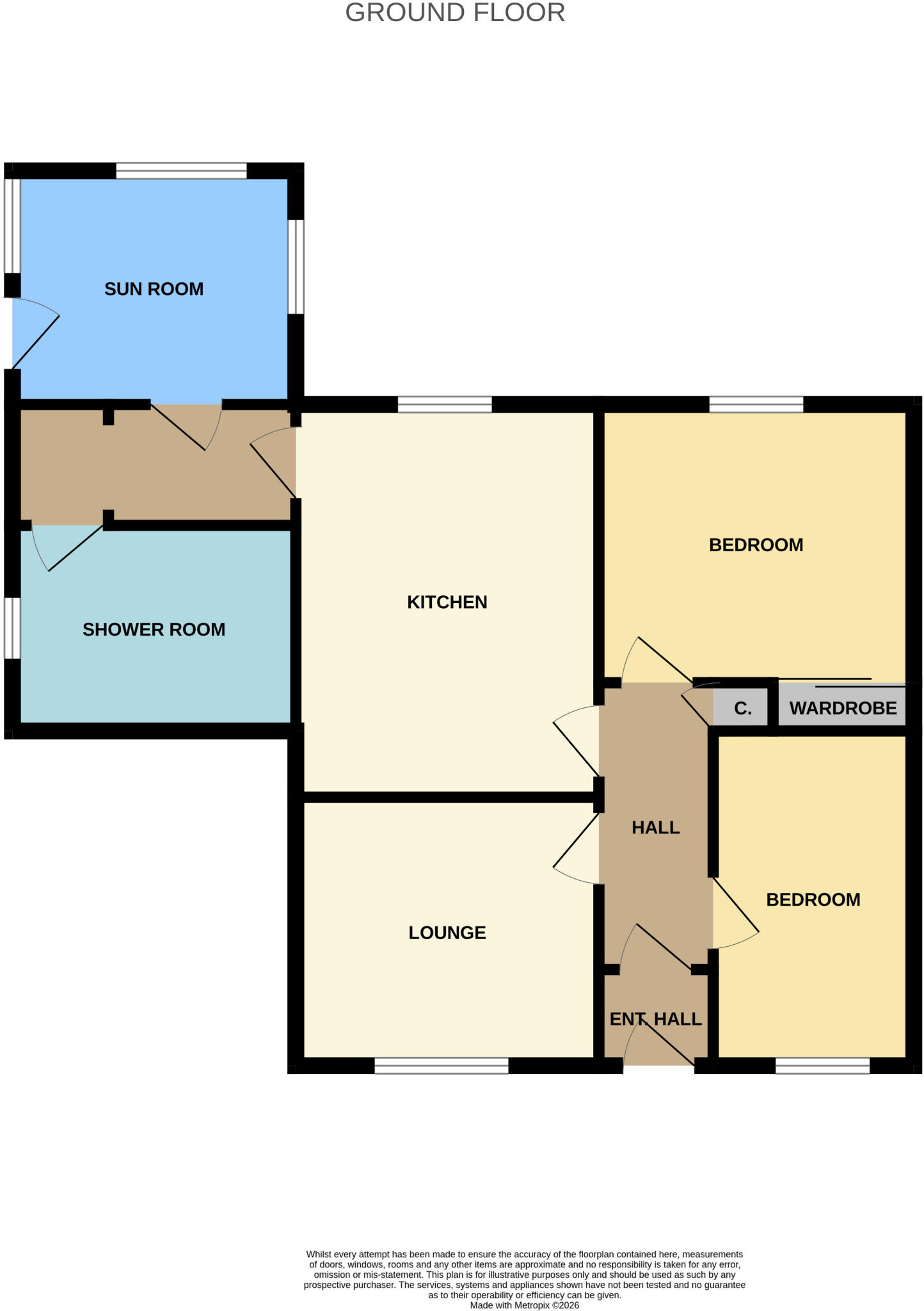 16 Station Road, Inverkeilor, Arbroath, Angus, DD11 5RT floorplan