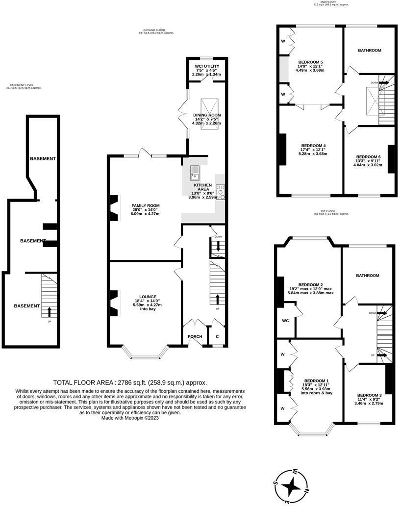 Eslington Terrace, Jesmond, Newcastle upon Tyne floorplan