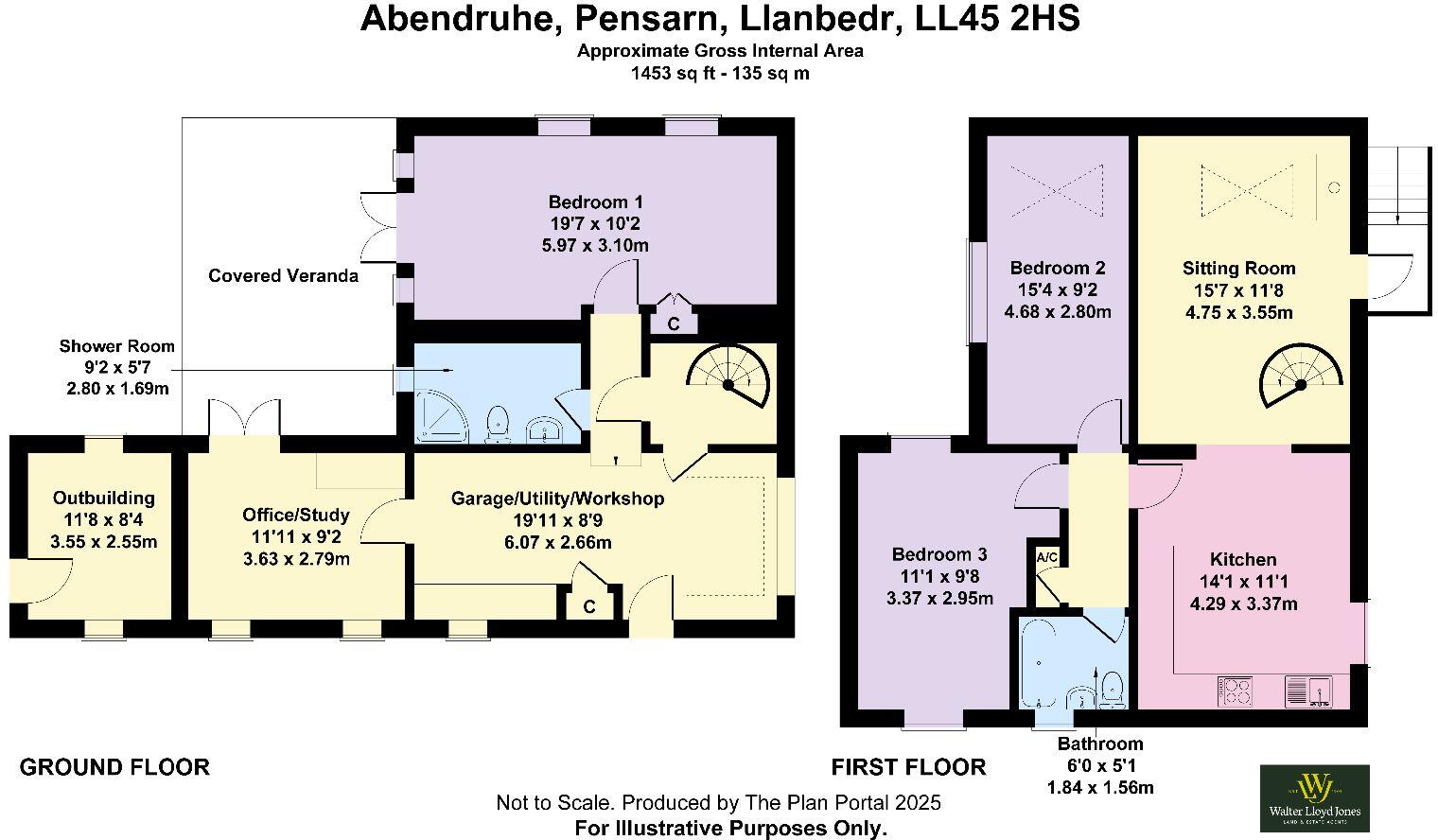 Abendruhe, Pensarn, Llanbedr, LL45 2HS floorplan