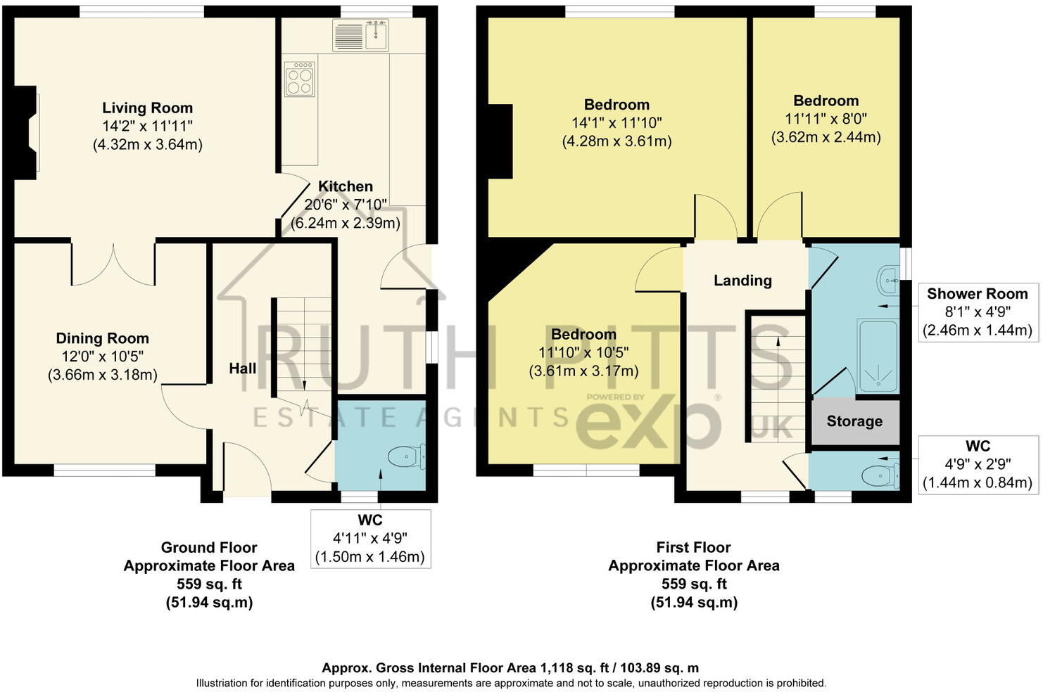 St. Helens Avenue, Hemsworth, WF9 floorplan