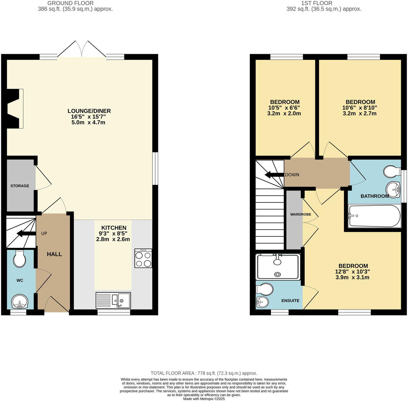 Kingston Close, Welland, Malvern, Worcestershire, WR13 floorplan
