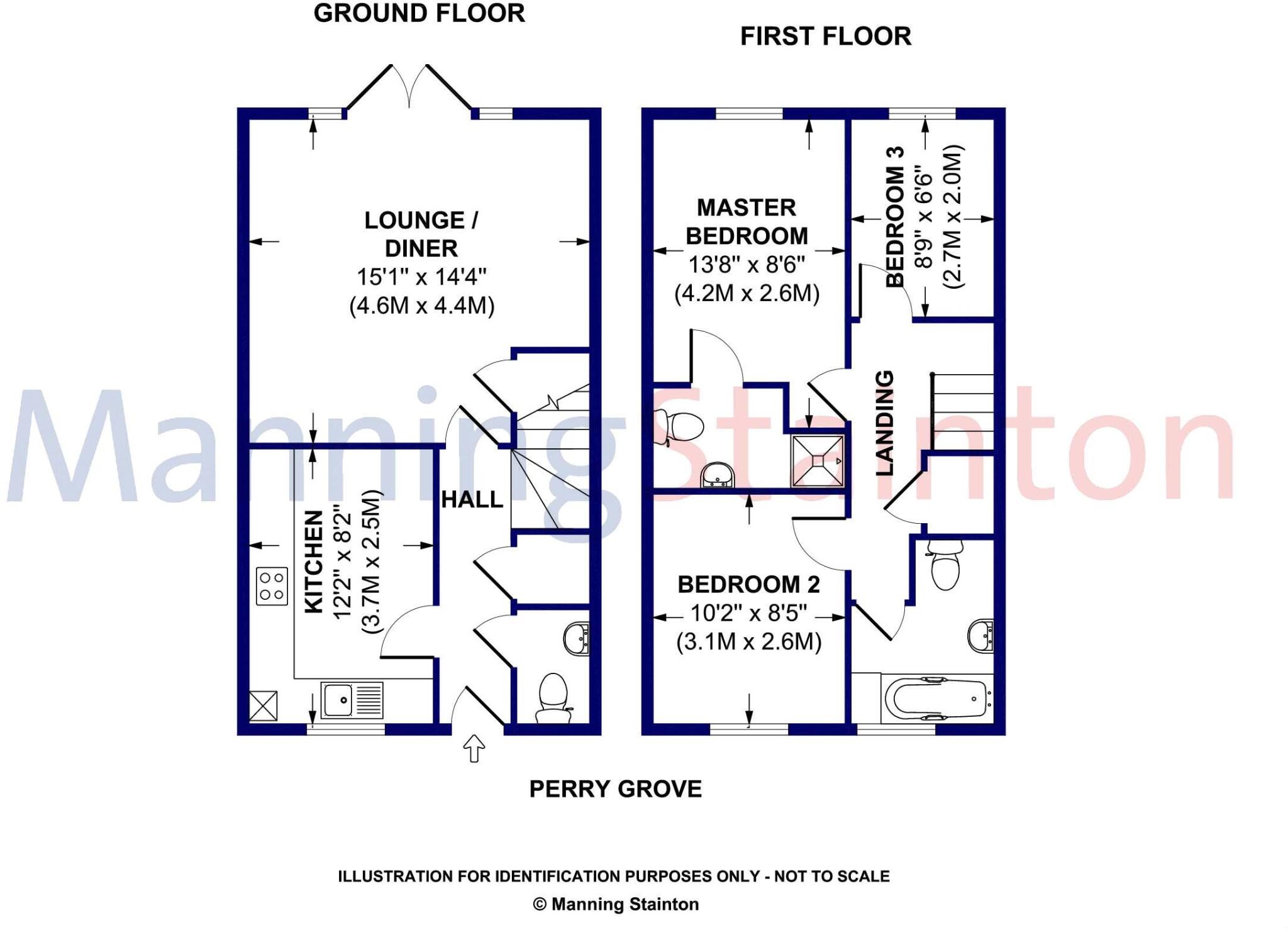 Perry Grove, Morley, Leeds, West Yorkshire floorplan