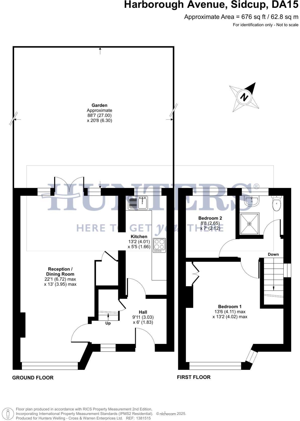 Harborough Avenue, Sidcup, Kent, DA15 floorplan