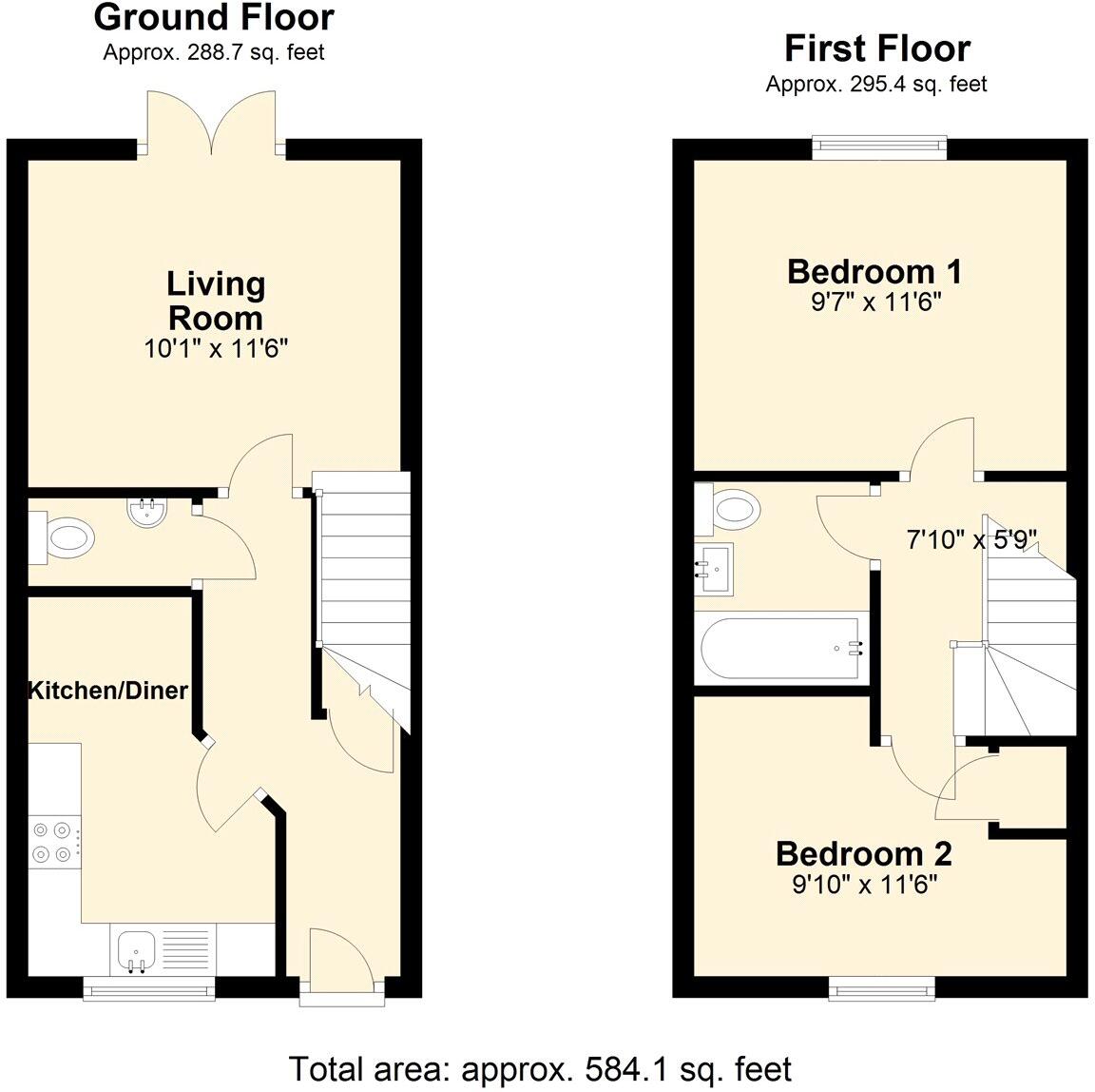 Brabant Way, Leigh Park floorplan