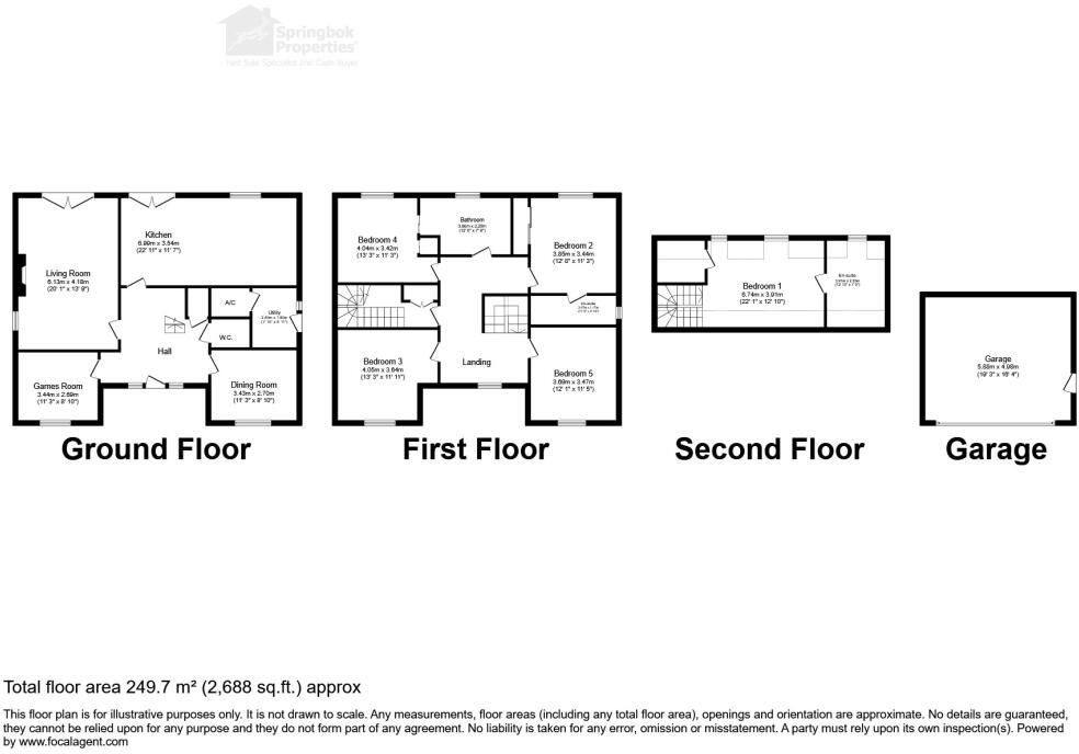 Asher Close, Helpringham, Sleaford, Lincolnshire floorplan