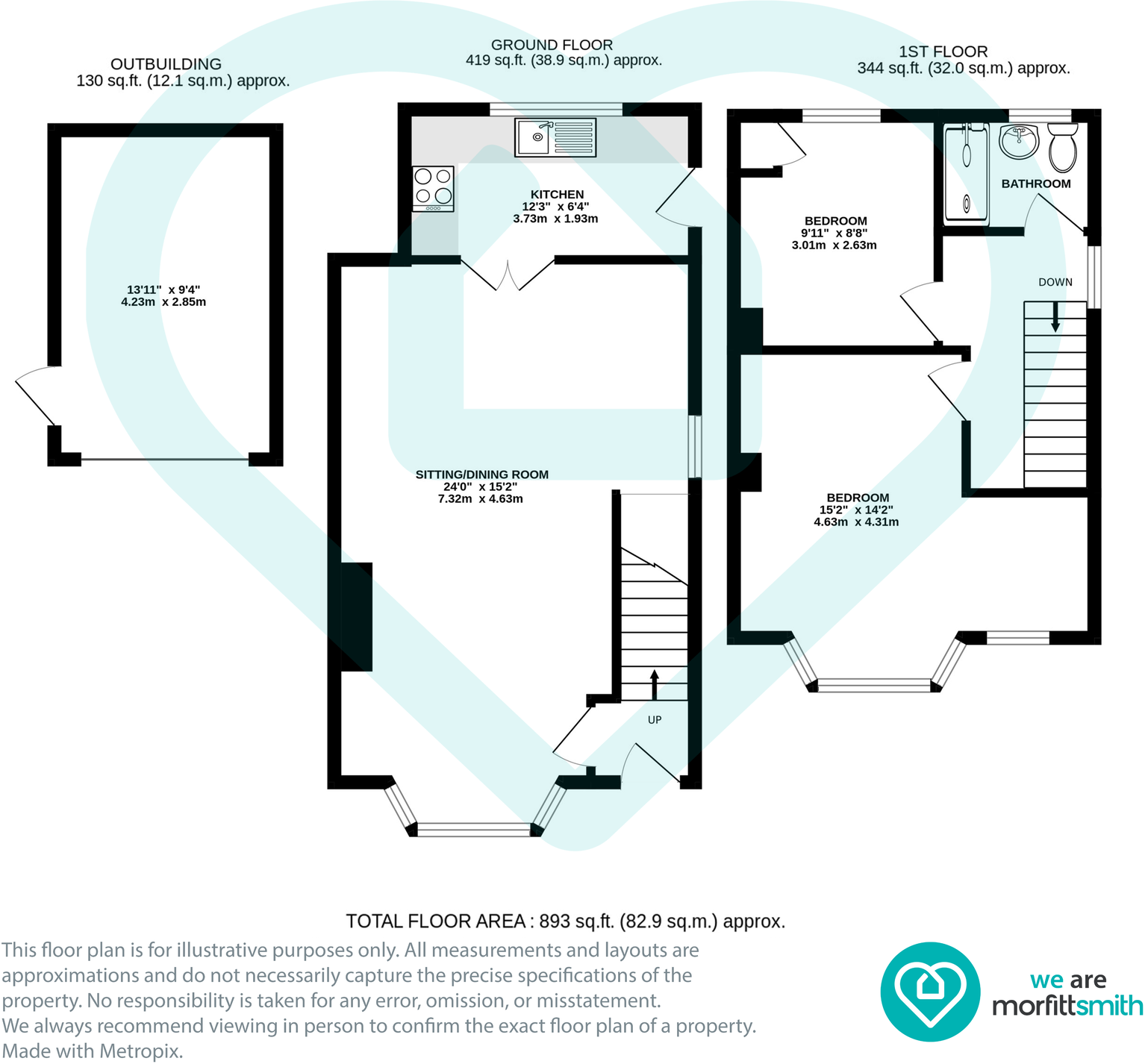 Maple Grove, Aston, Sheffield, S26 2BT floorplan