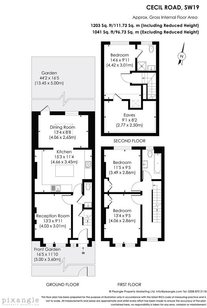 Cecil Road, Wimbledon floorplan