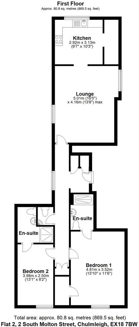 South Molton Street, Chulmleigh floorplan