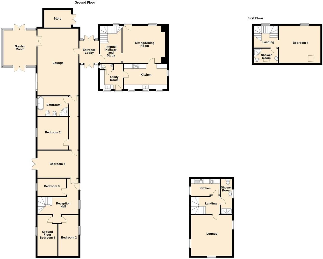 Ffordd Trwyn Swch, Llanddoged, Llanrwst floorplan