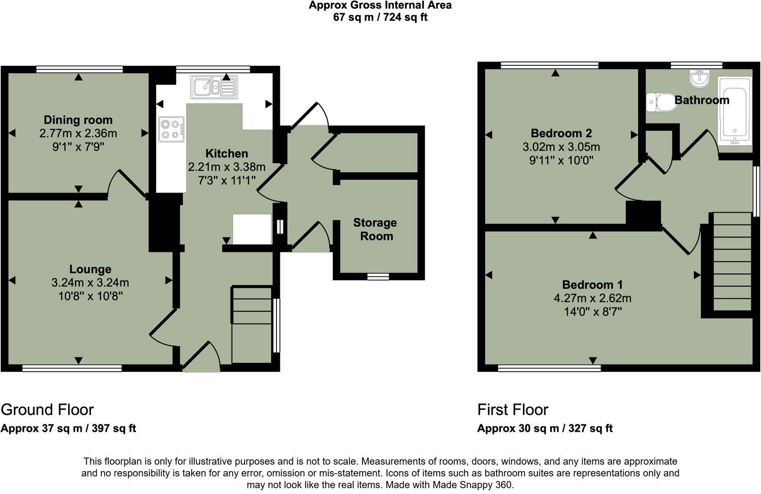 Milverton Road, Llanrumney, Cardiff floorplan