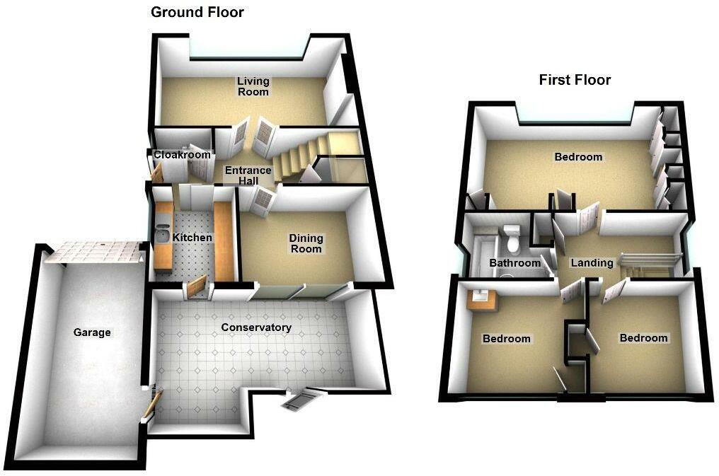 Townsend Close, Green Lane, Leominster floorplan