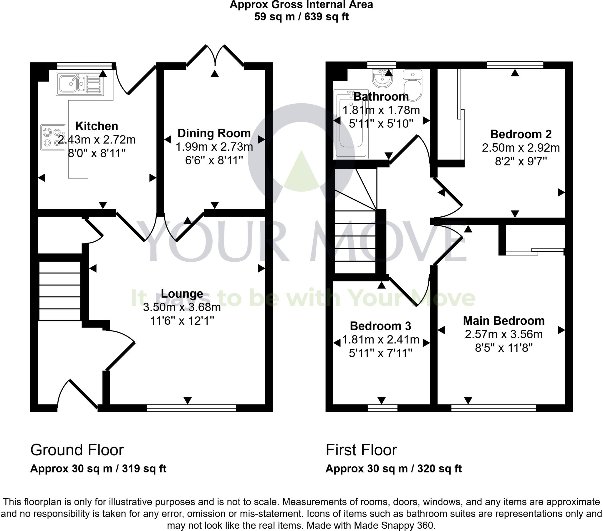 Ochil View, Shieldhill, Falkirk, Stirlingshire, FK1 floorplan