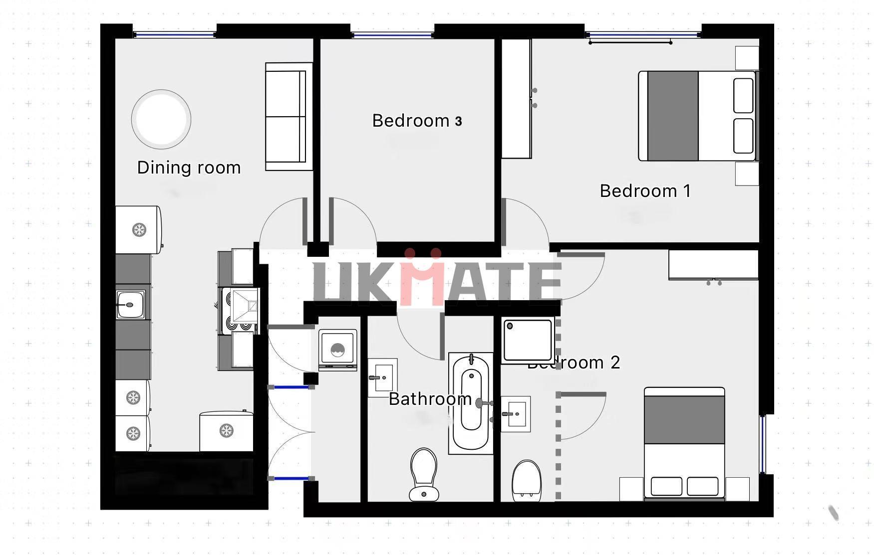 99 Blackwall way floorplan
