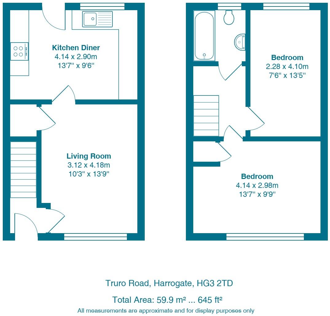 Truro Road, Harrogate floorplan