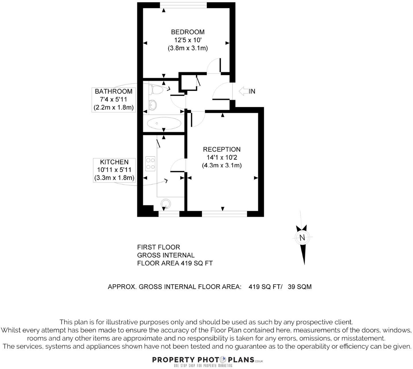 Leigh Hunt Drive, London, N14 floorplan