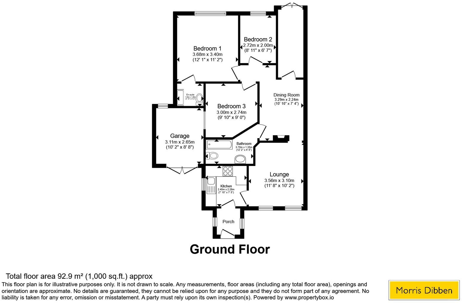 Sea Front Estate, Hayling Island, Hampshire, PO11 floorplan