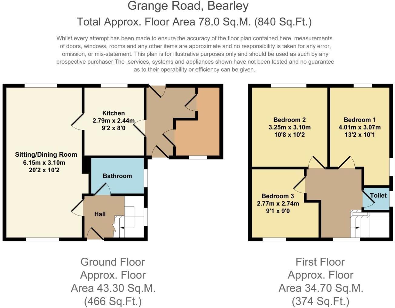 Grange Road, Bearley, Stratford-Upon-Avon floorplan