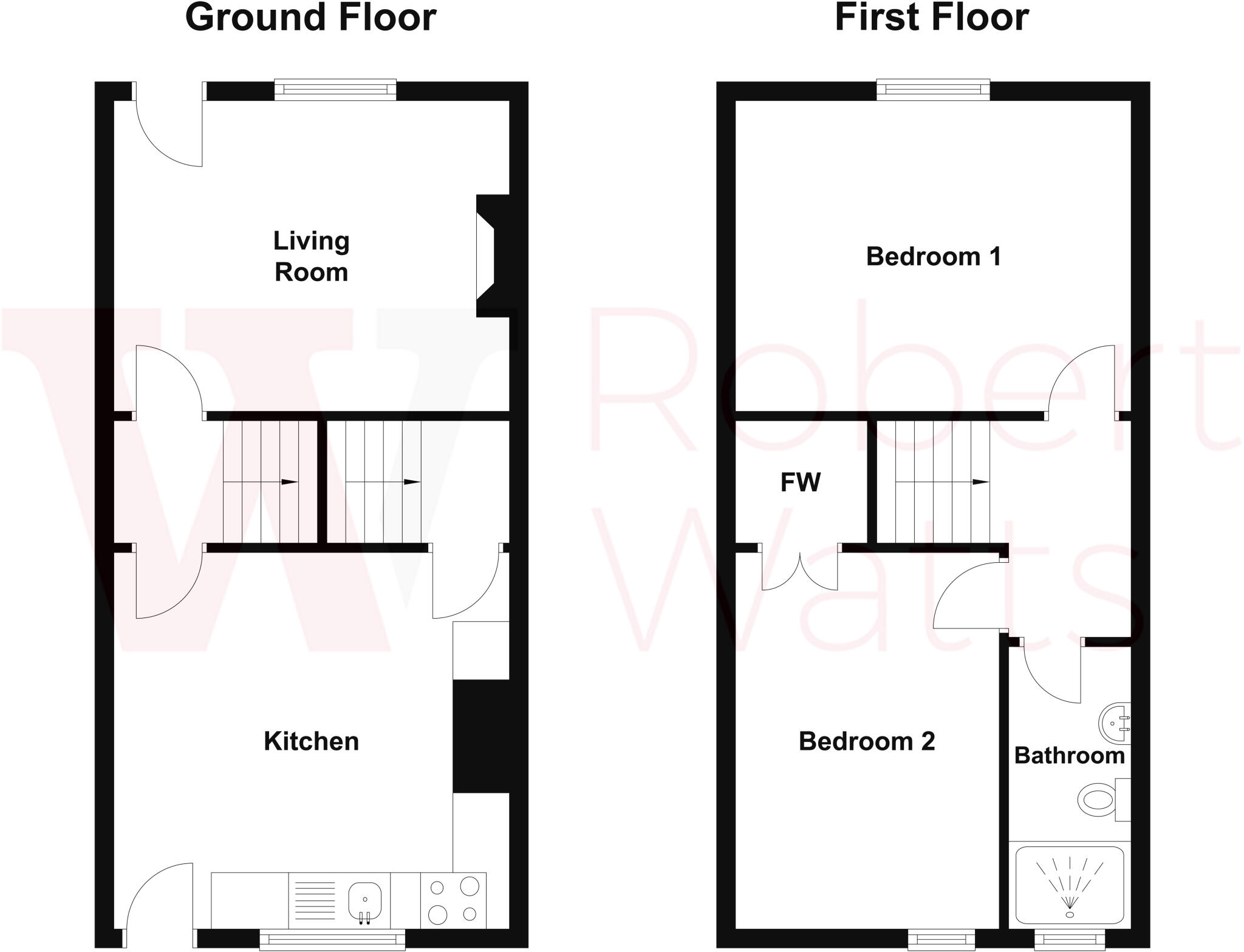 Fairfield Avenue, Tingley, Wakefield, West Yorkshire, WF3 floorplan