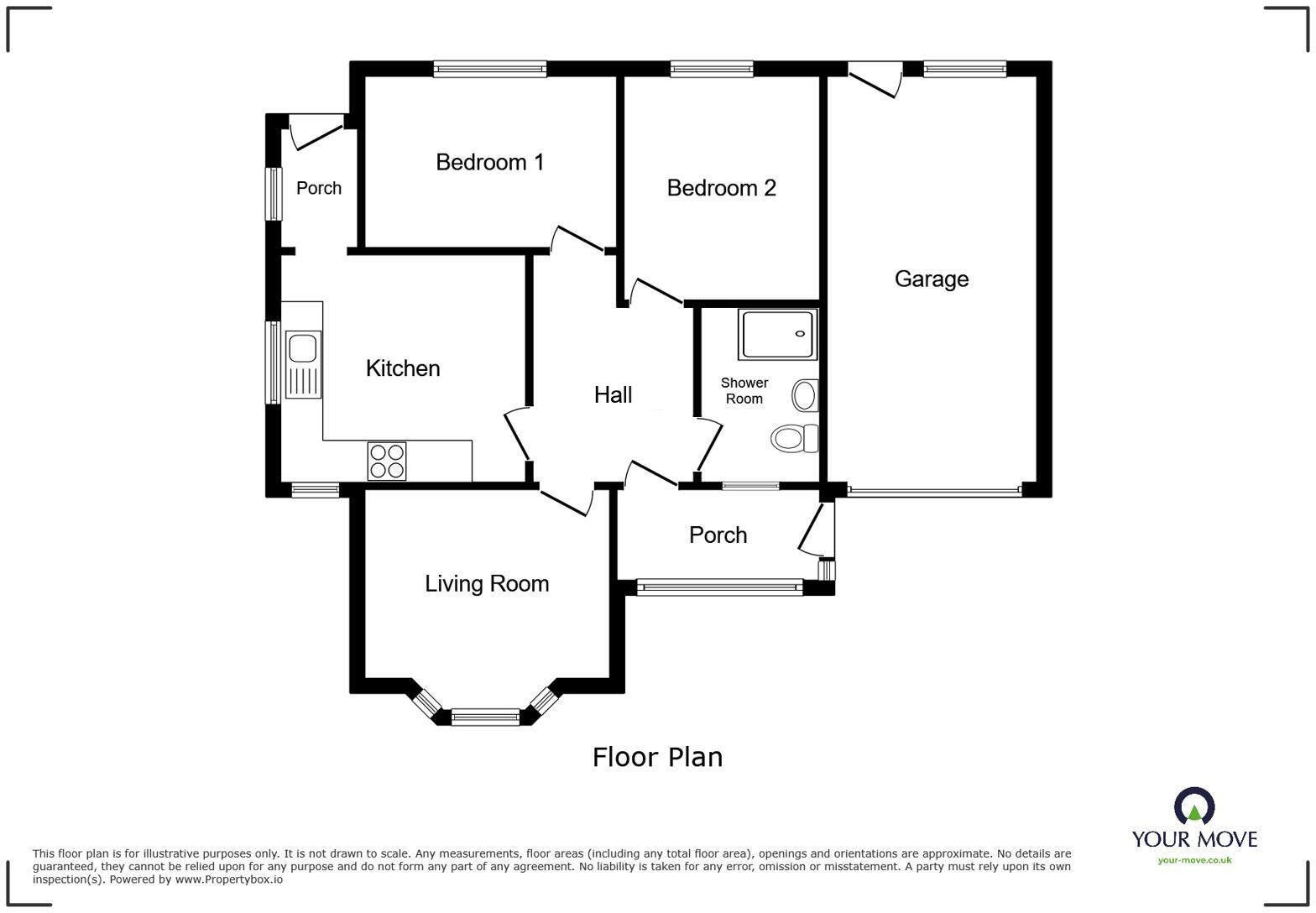 Branthwaite Lane, Seaton, Workington, Cumbria, CA14 floorplan
