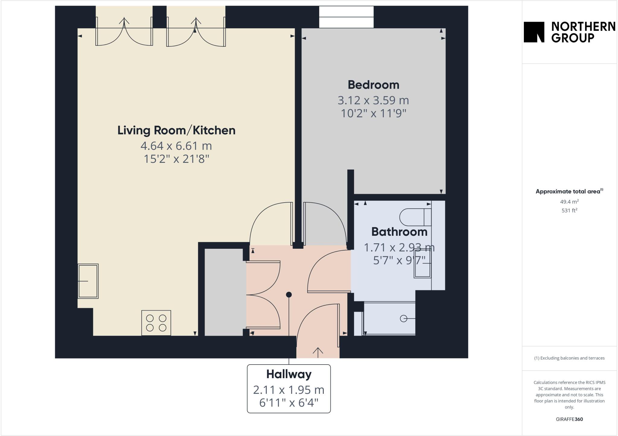 One Cutting Room Square :: Ancoats floorplan