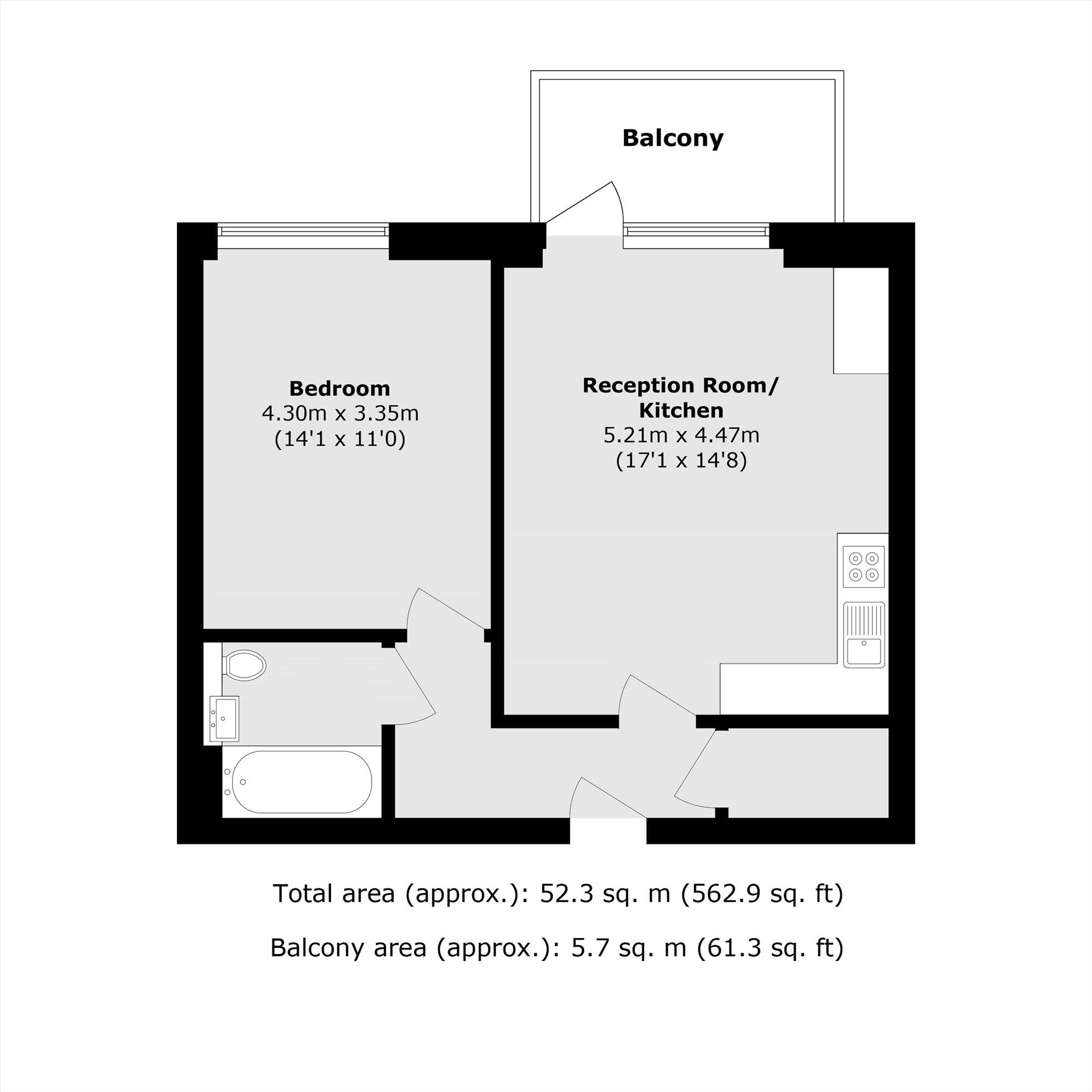 Regiment Hill, Mill Hill floorplan