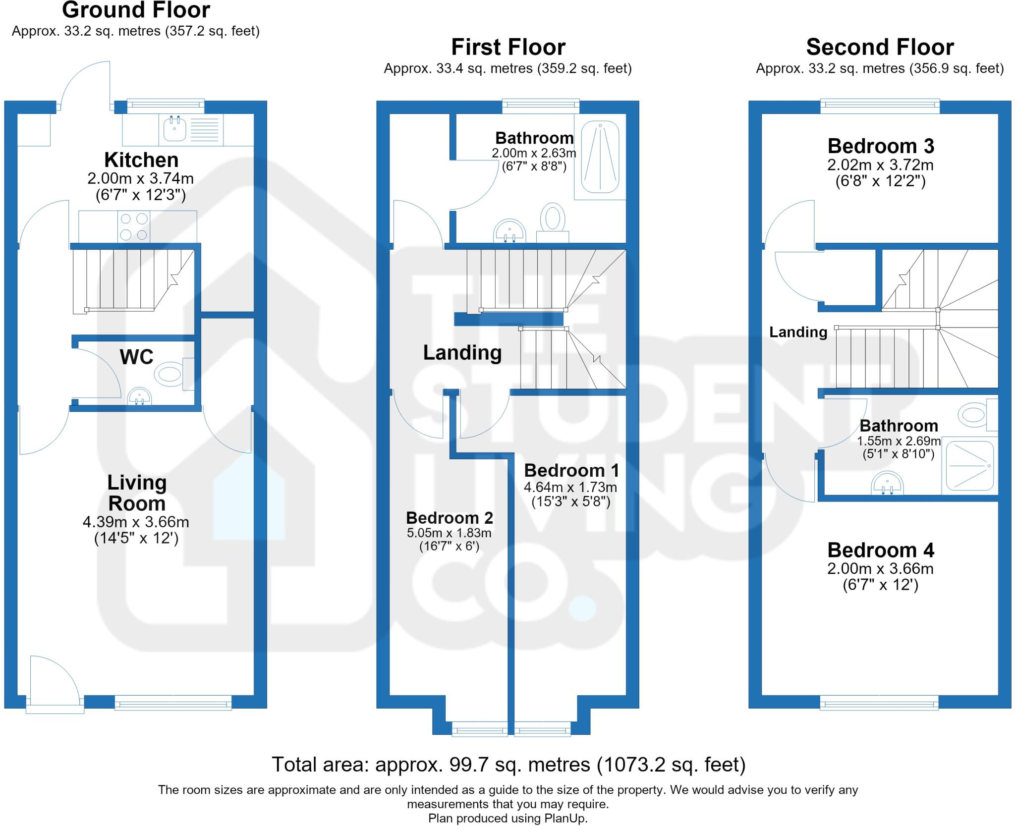 Bluecoat Close, City Centre floorplan