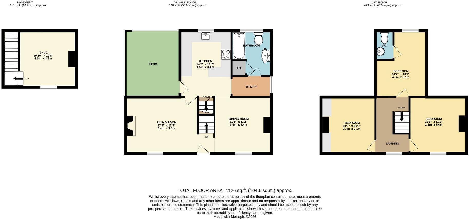 Oldbury Road, Worcester, WR2 floorplan