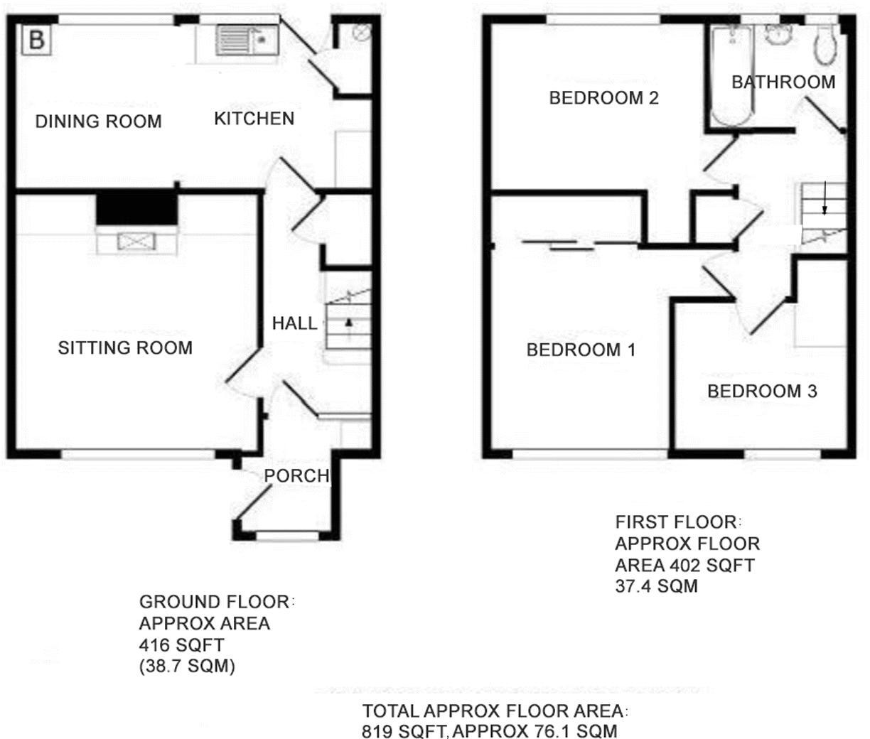 Tan Y Coed, Llangollen floorplan