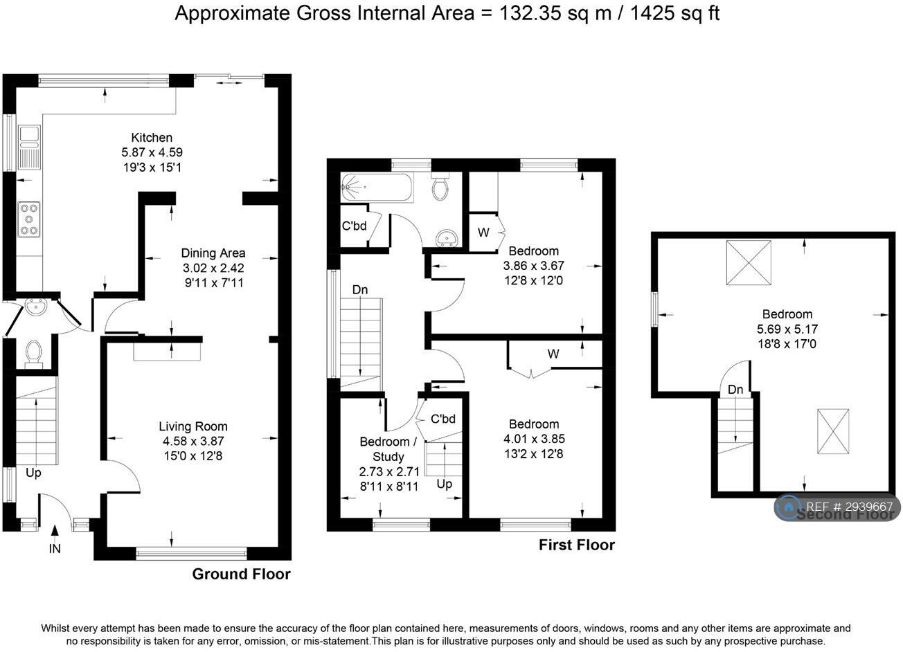 Auckland Road, London, SE19 floorplan