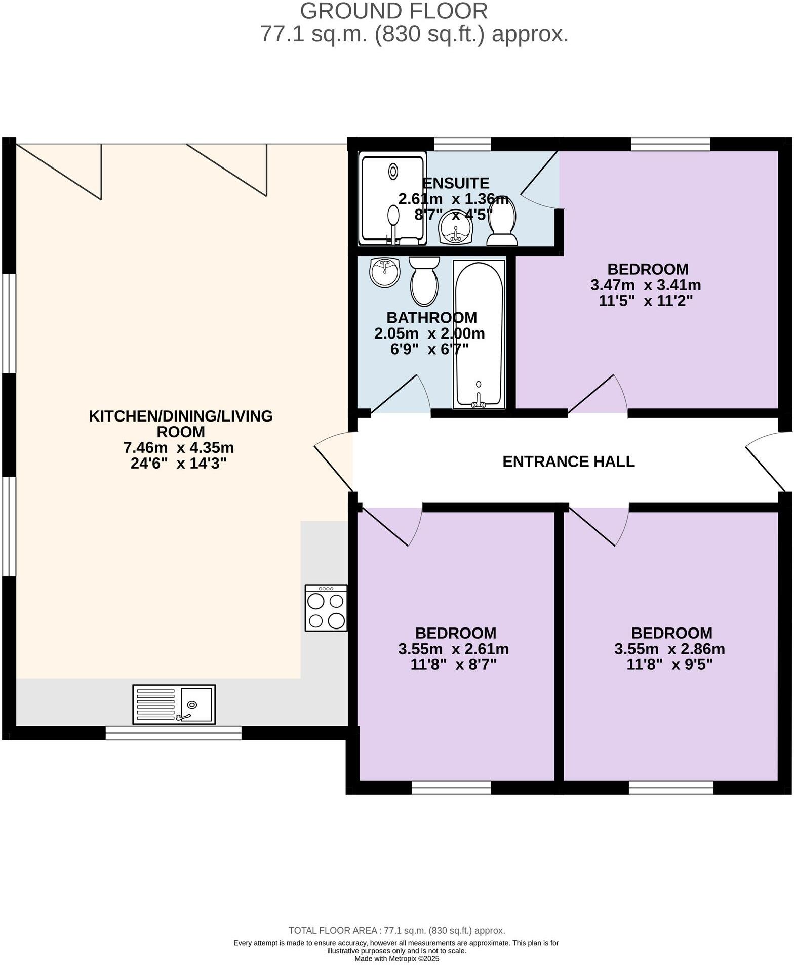 Bleasdale Road, Whittingham, PR3 floorplan