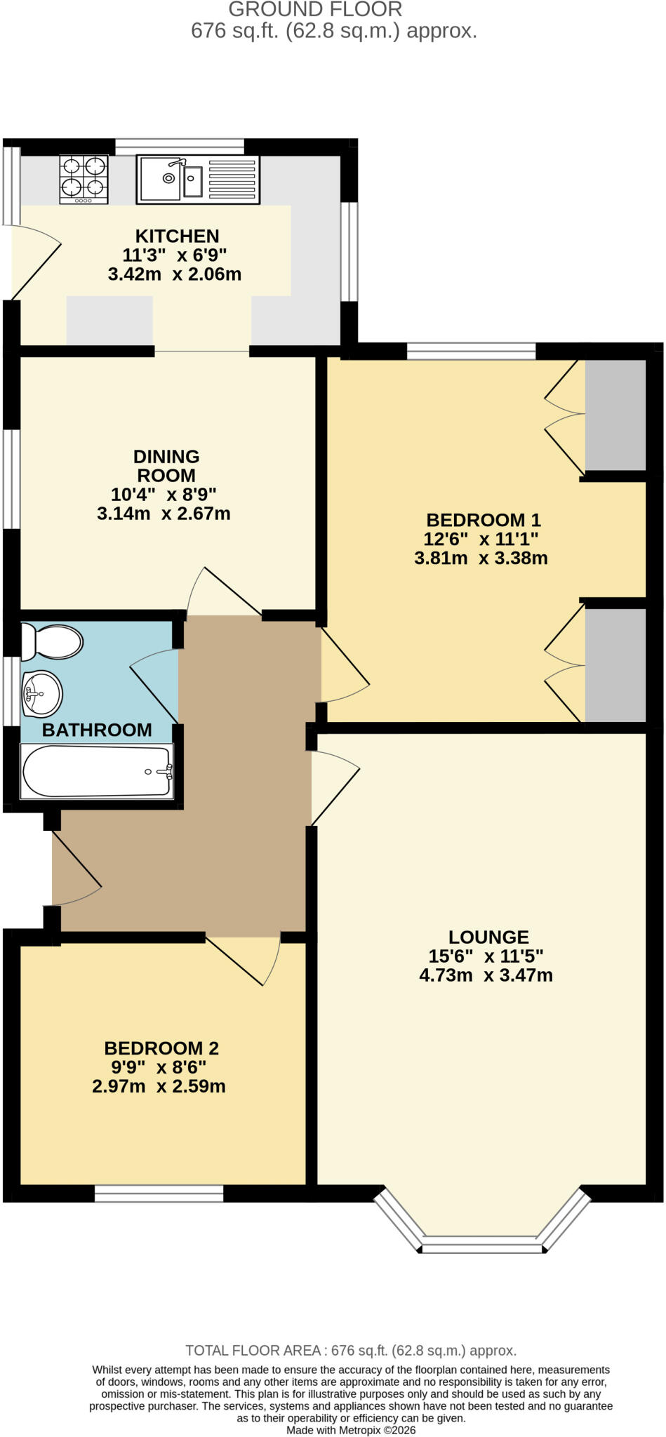 Halton Way, Grimsby, DN34 floorplan