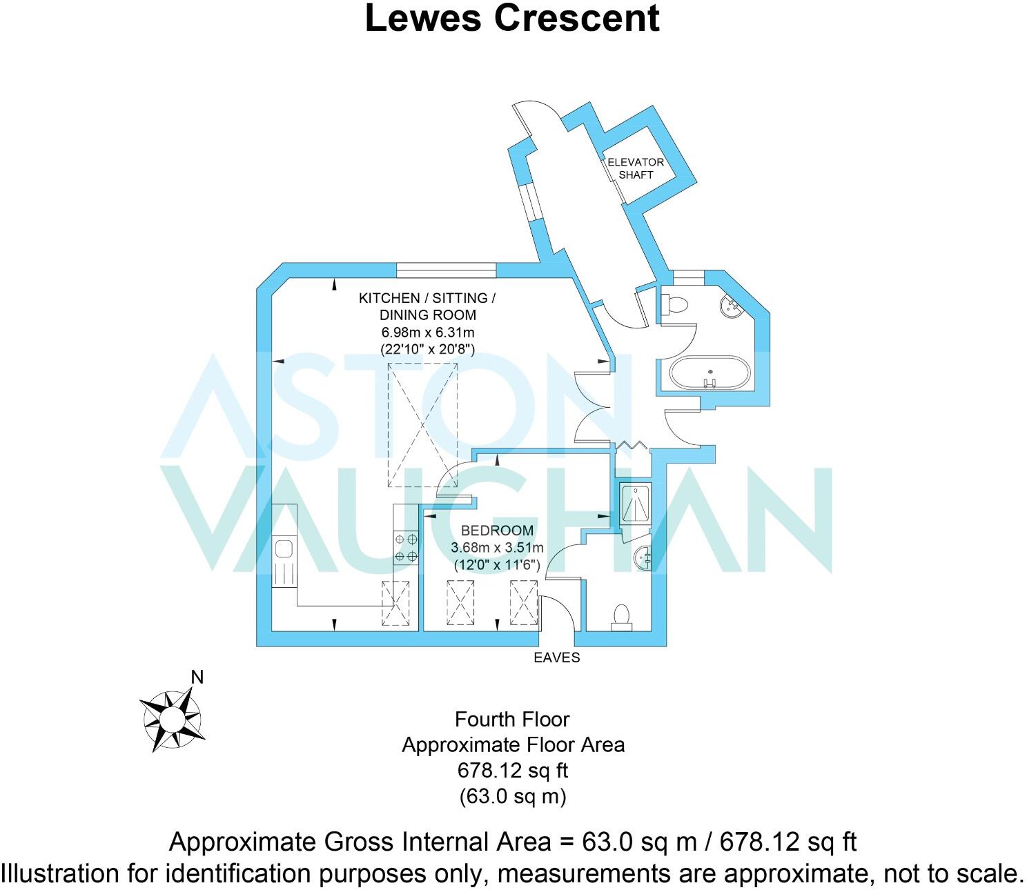 Lewes Crescent, Brighton floorplan