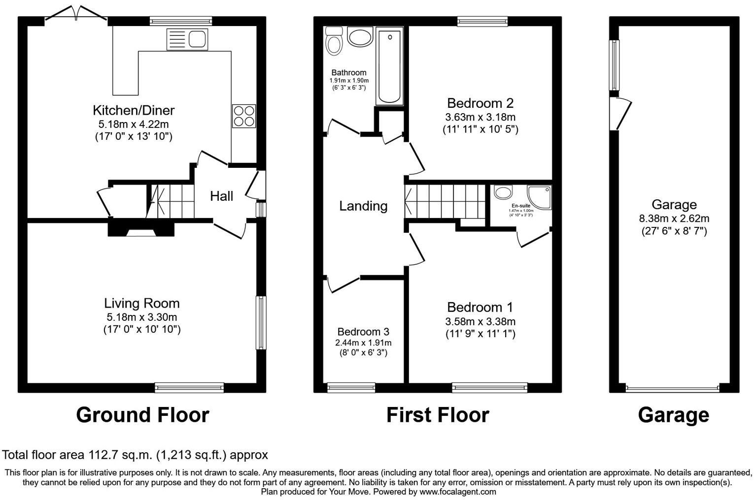 Sherborne Gardens, Codsall, Wolverhampton, Staffordshire, WV8 floorplan
