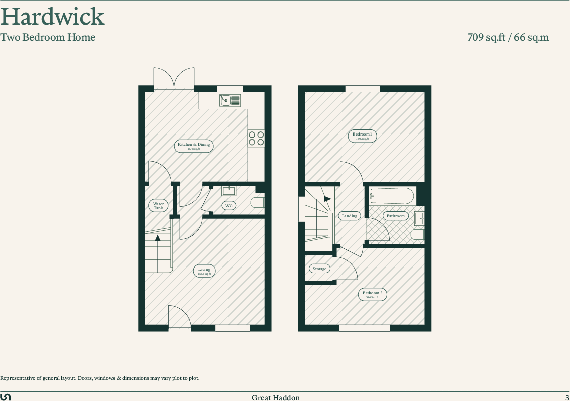 17 Brook Farm Avenue, Great Haddon, Peterborough, Peterborough, PE7 7BH floorplan