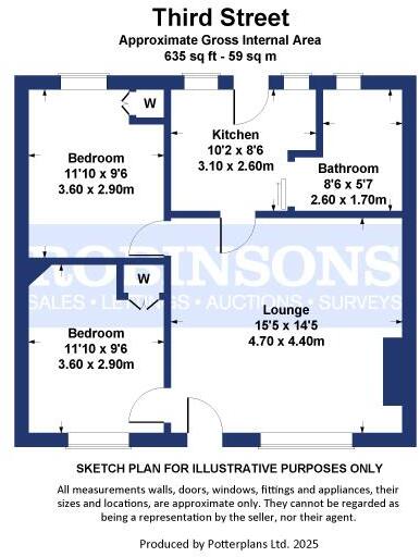 Third Street, Watling Street Bungalows floorplan