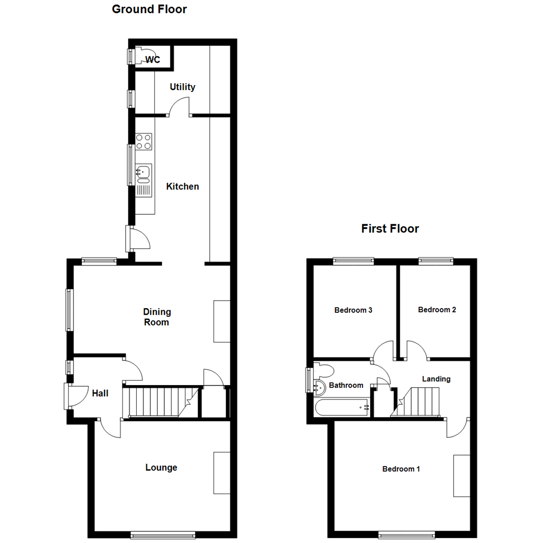 Parsons Lane, Alford floorplan