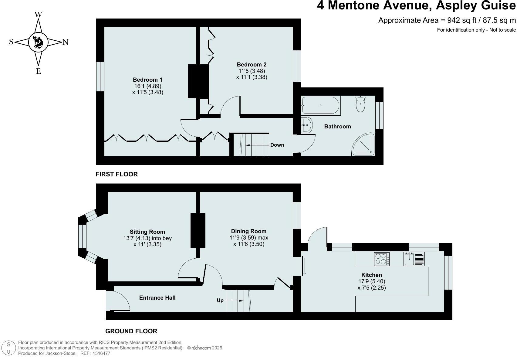 Mentone Avenue, Aspley Guise, Bedfordshire, MK17 floorplan