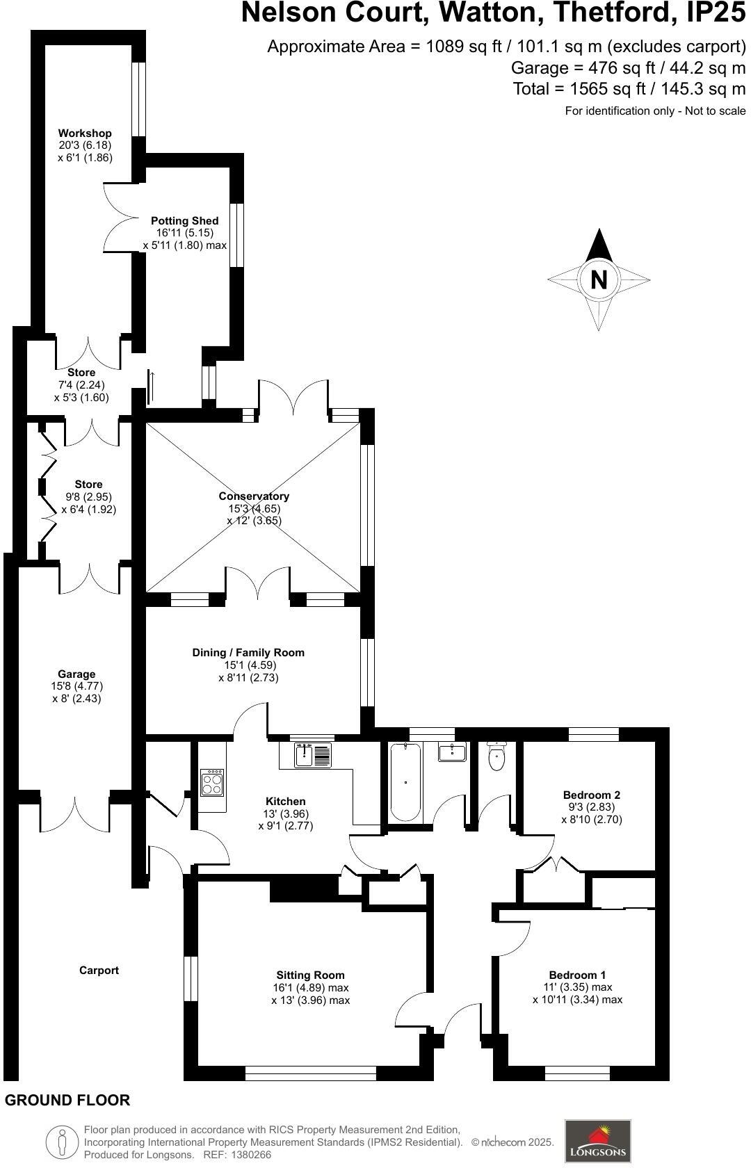 Nelson Court, Watton floorplan