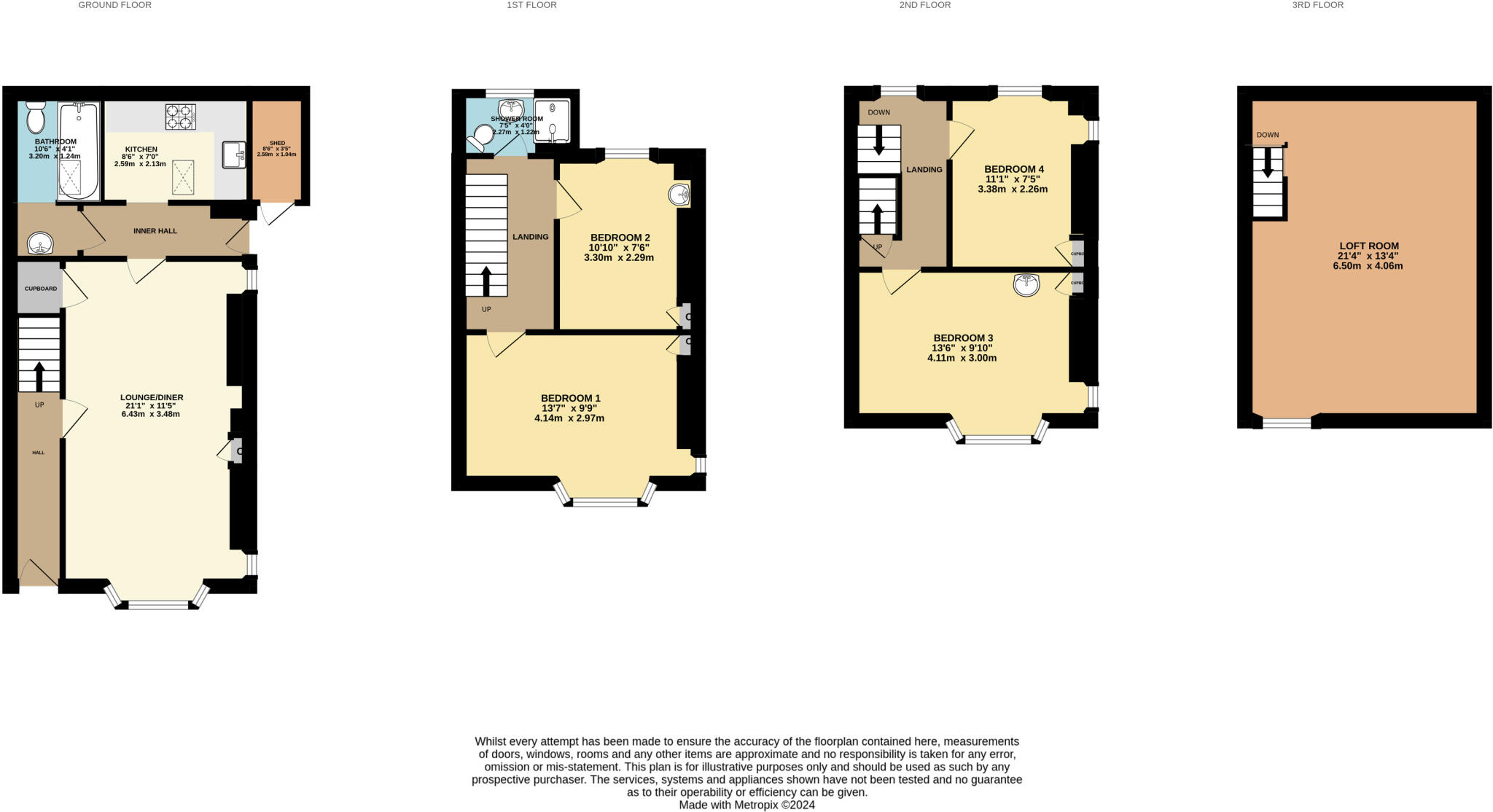 Albert Villas, Ilfracombe, Devon, EX34 floorplan
