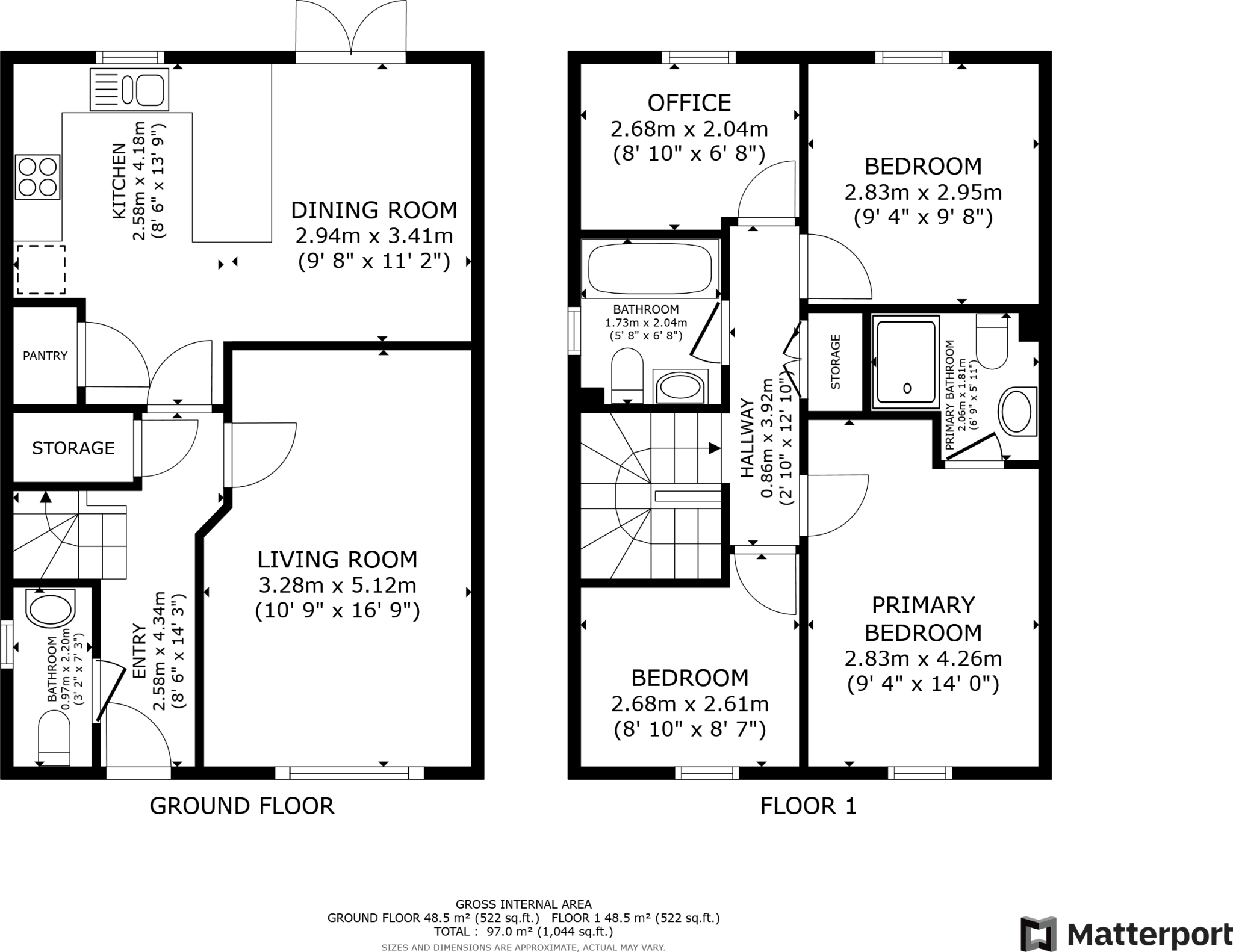 Fenney Way, Catcliffe, Rotherham, S60 5WQ floorplan