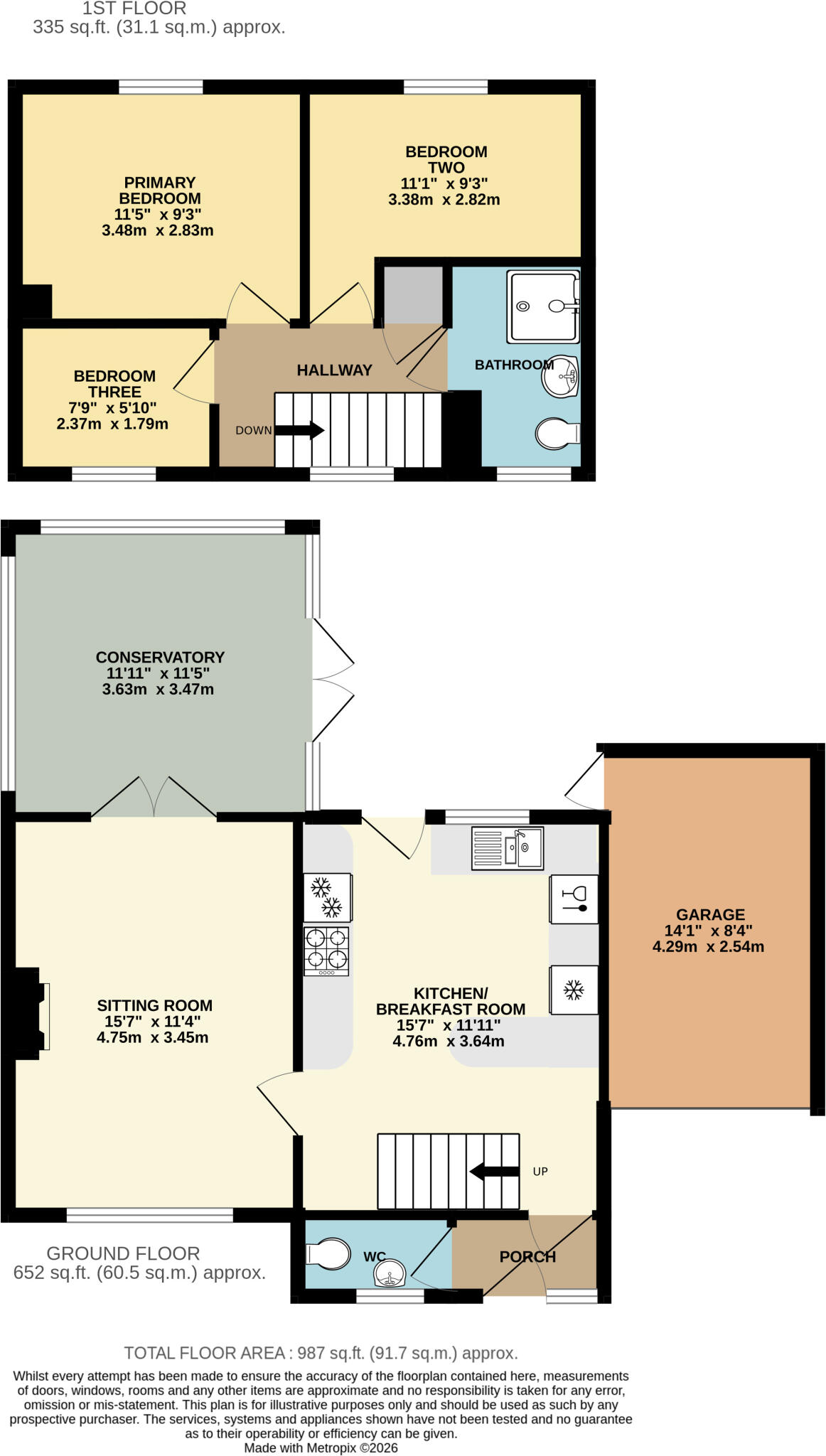 Pilgrims Way, Harleston, Norfolk, IP20 floorplan