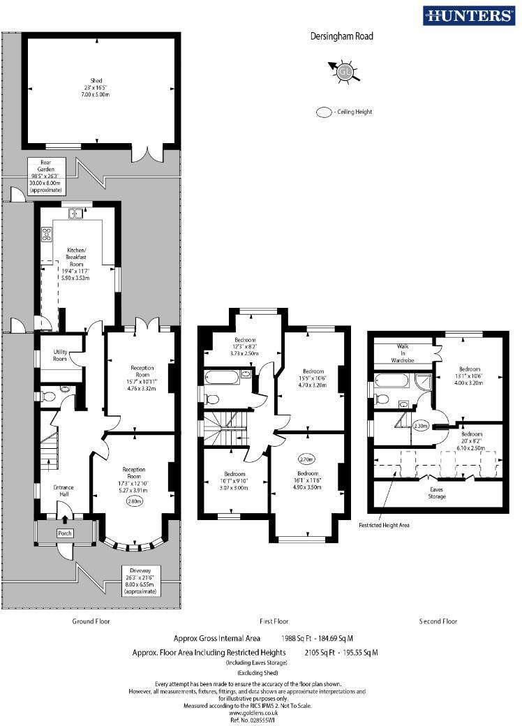Dersingham Road, London, NW2 floorplan