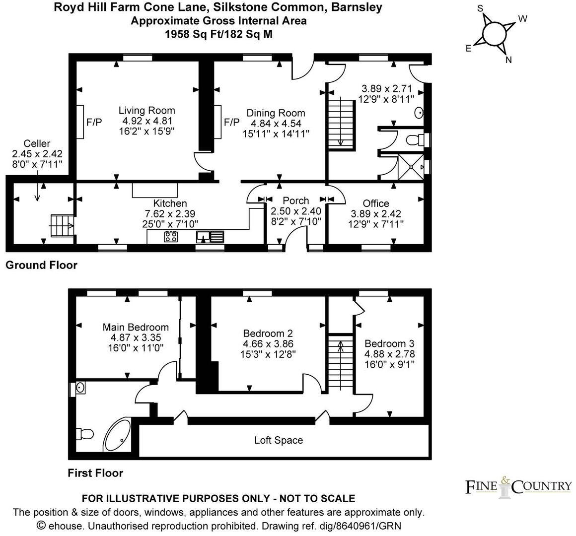 Cone Lane, Silkstone Common, Barnsley, S75 4PT floorplan