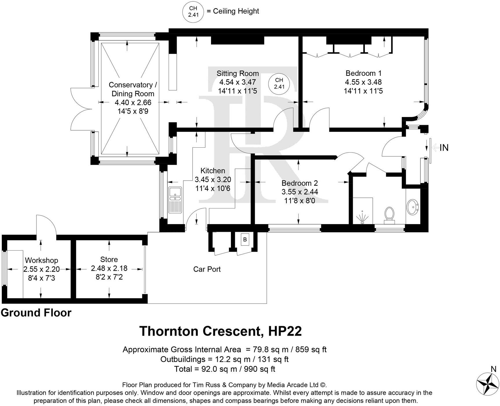 Thornton Crescent, Wendover, HP22 floorplan