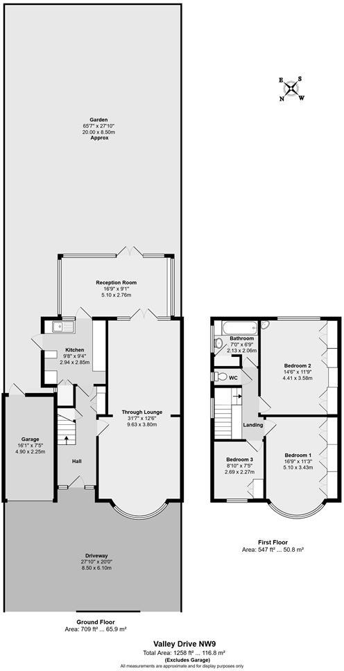 Valley Drive, Kingsbury, NW9 floorplan