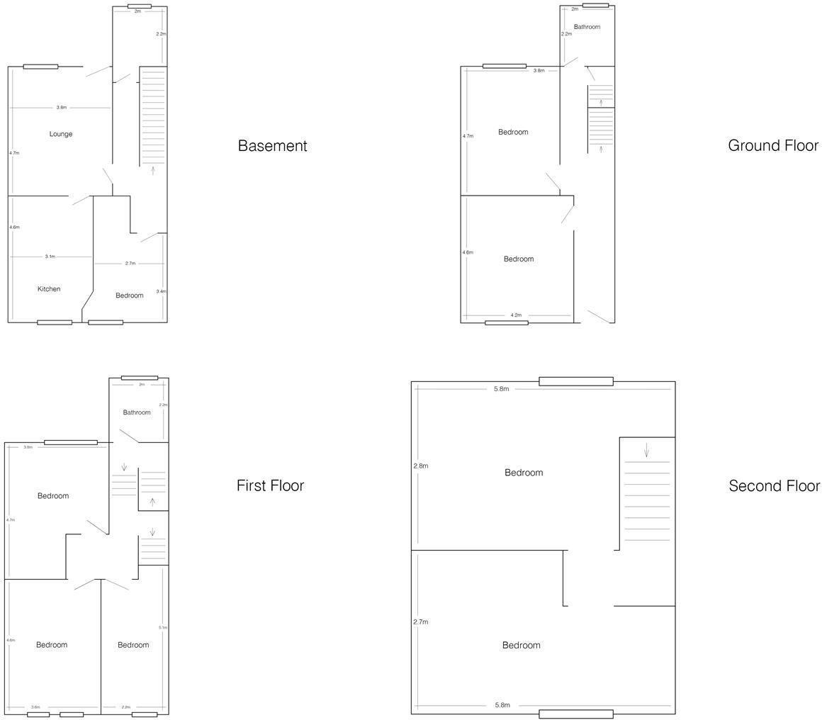 Ash Grove, Hyde Park, Leeds floorplan