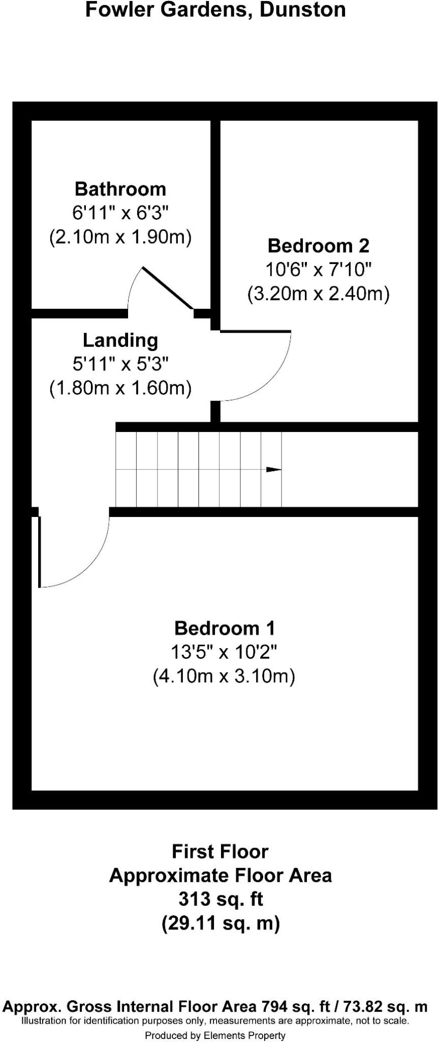 Fowler Gardens, Gateshead, NE11 floorplan