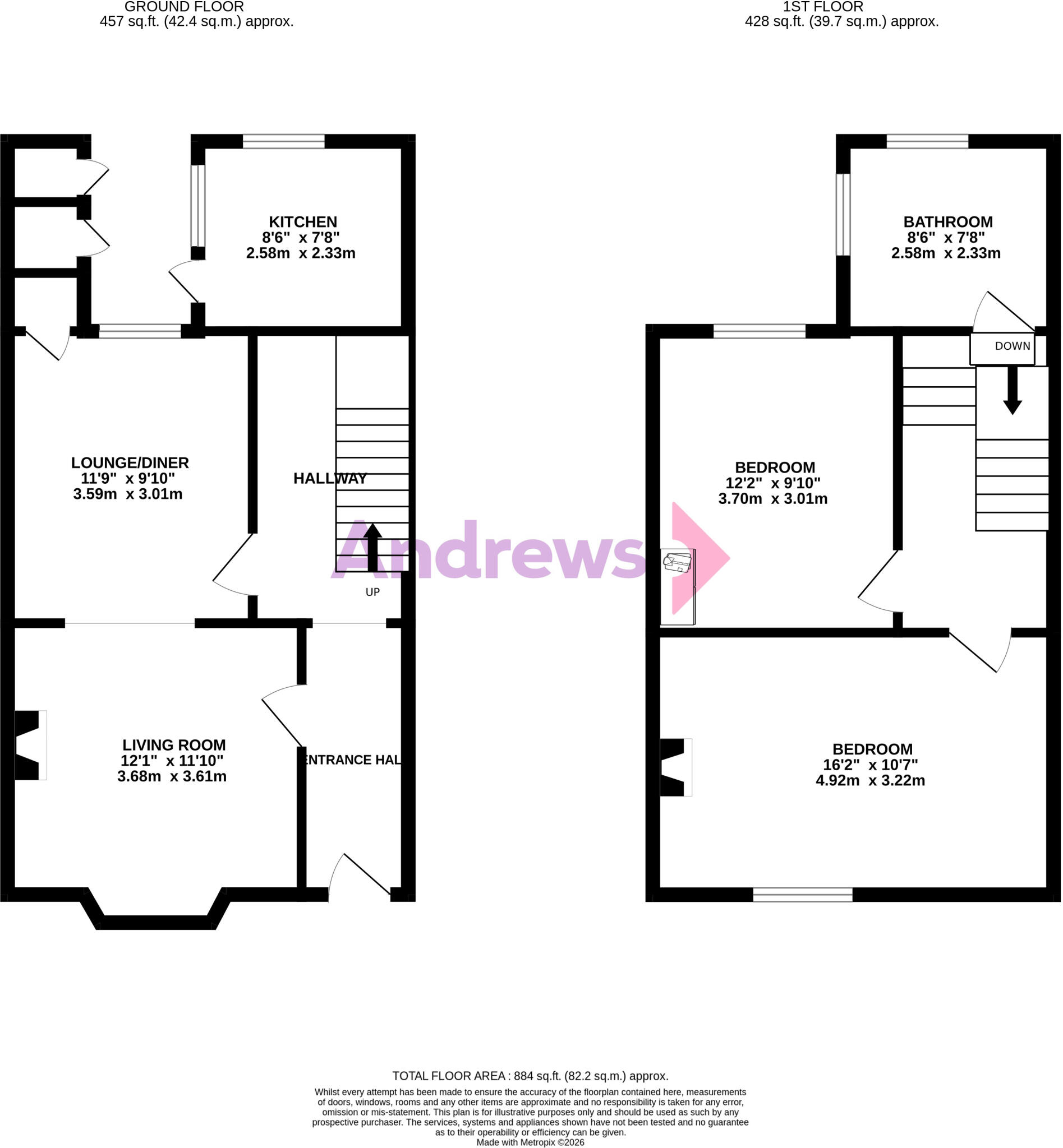 Merrywood Road, BRISTOL, BS3 floorplan