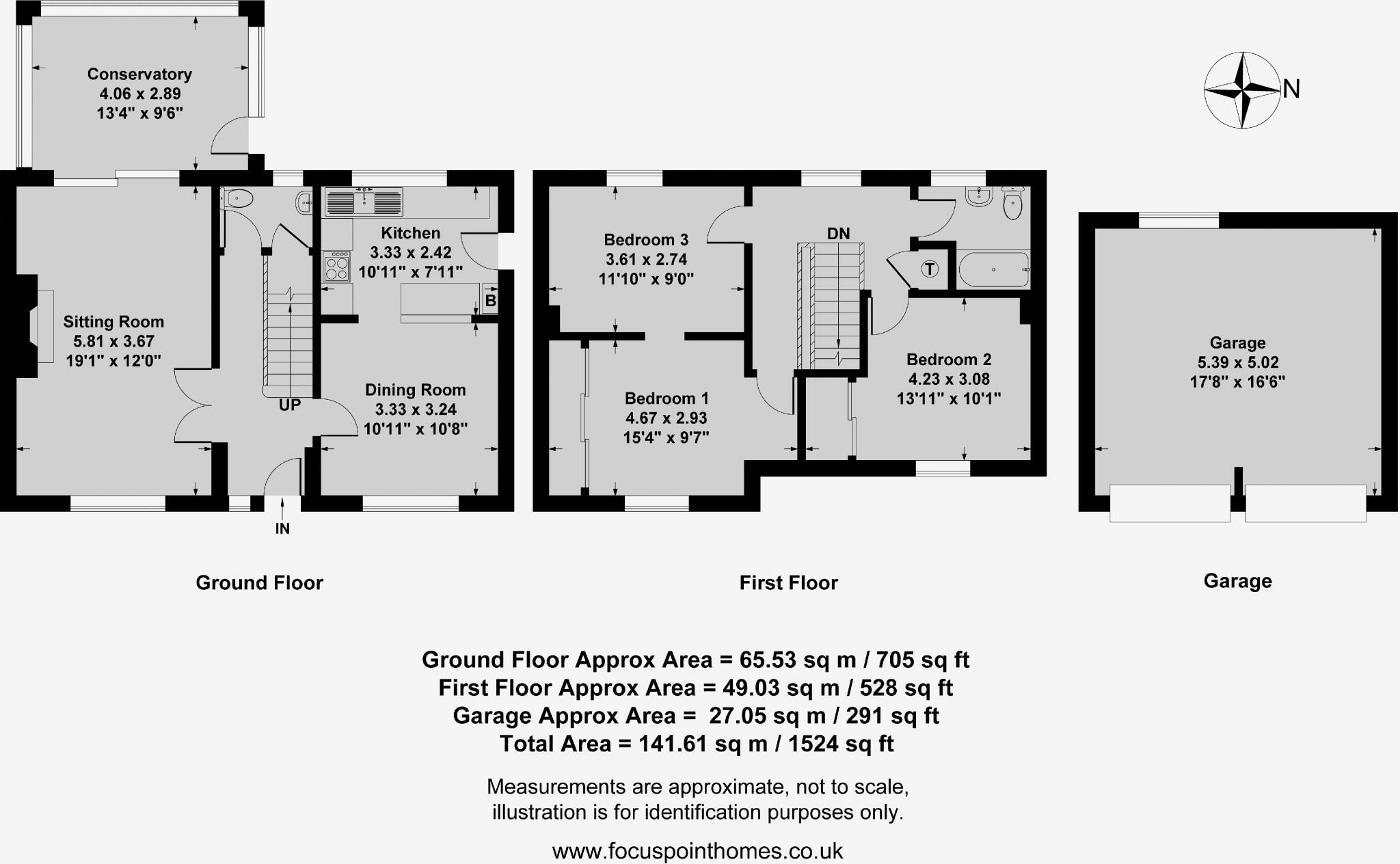 Rock Close, Barford St. Michael  floorplan