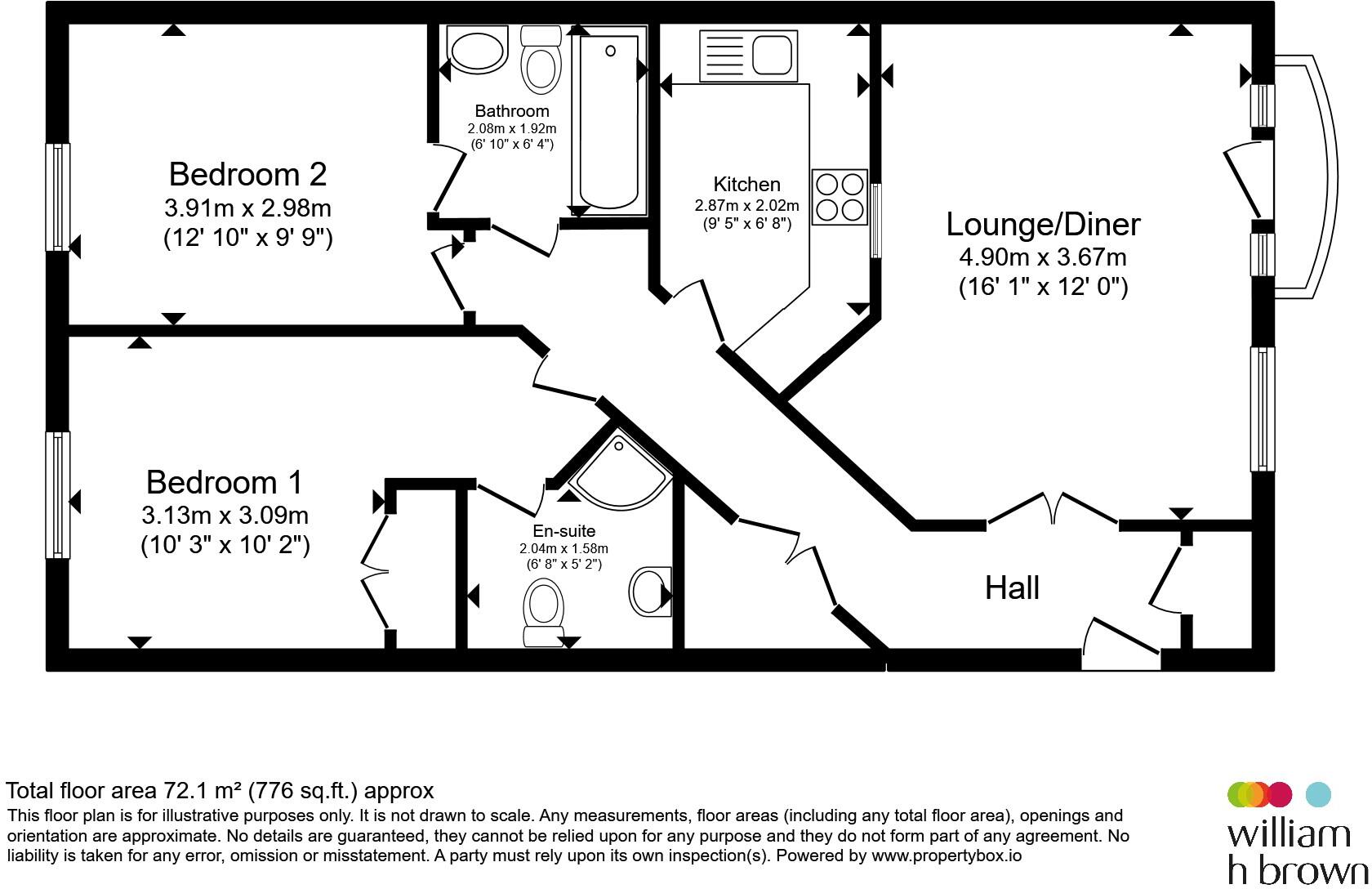 Newland Gardens, Hertford floorplan